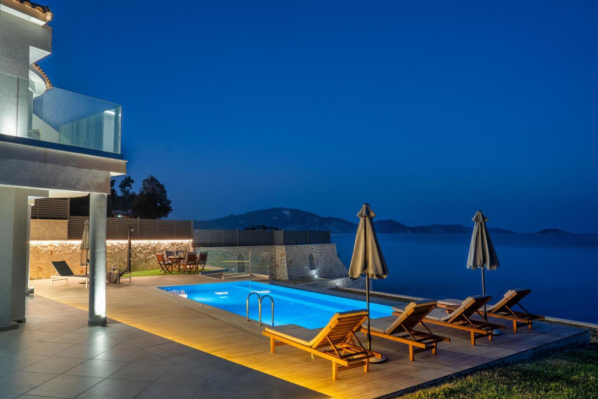 Violet Beach Front Private Villa Laganas Zewnętrze zdjęcie