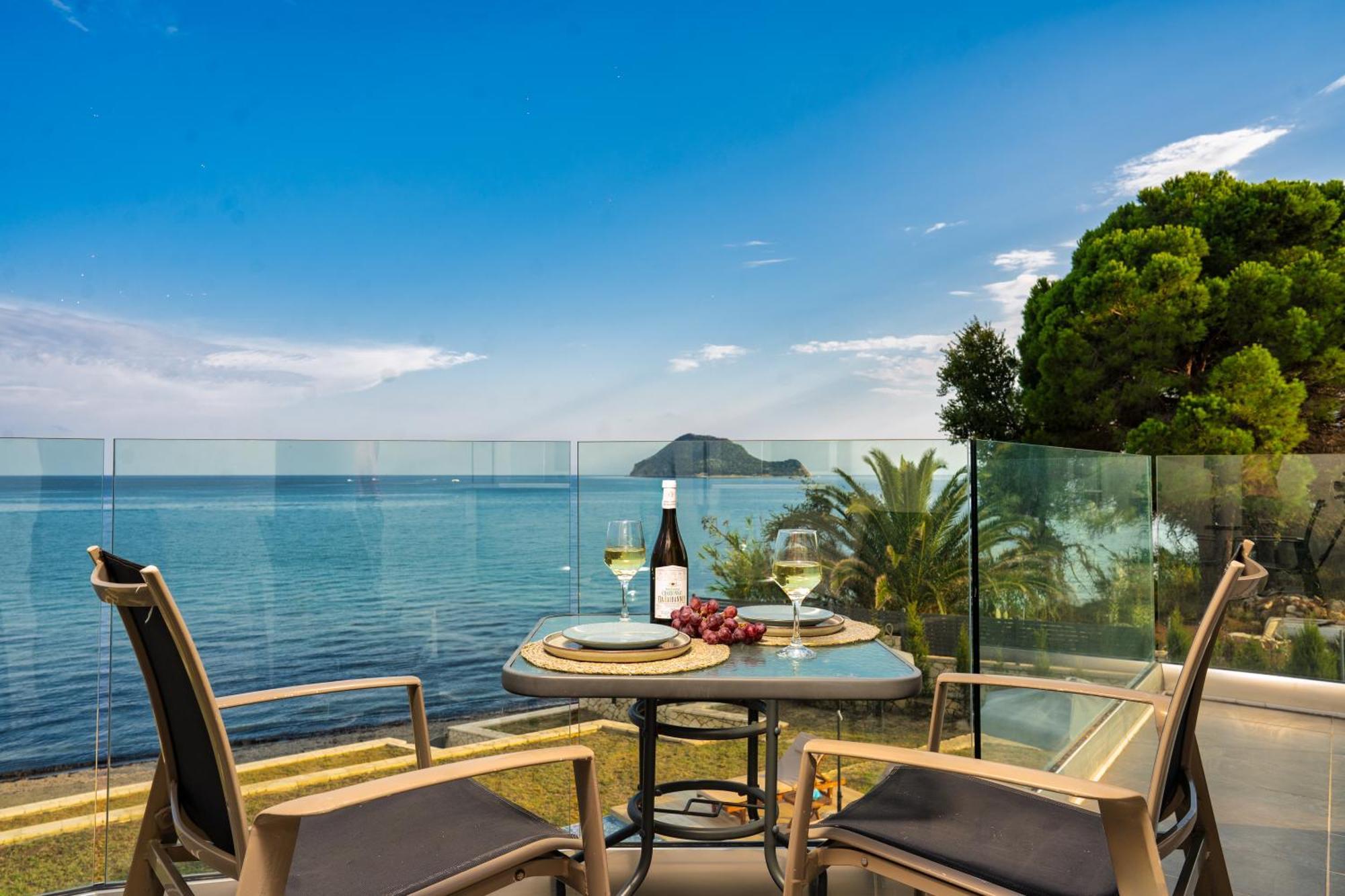 Violet Beach Front Private Villa Laganas Zewnętrze zdjęcie